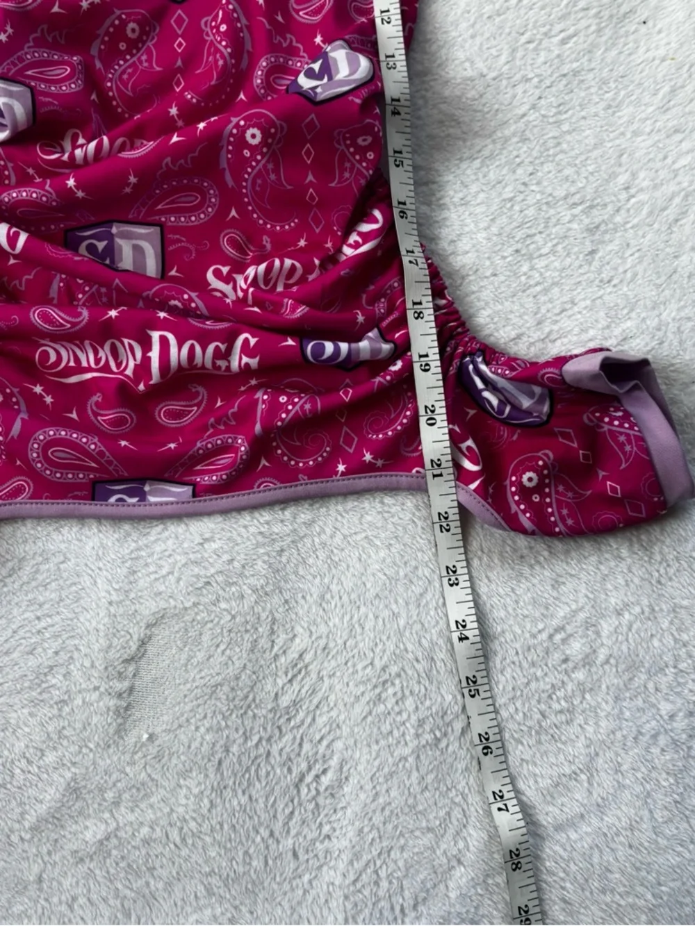 Snoop Doggie Doggs XL Pet PJ’s Pink Paisley Logo Dog Pajamas Snoop Dogg NWT